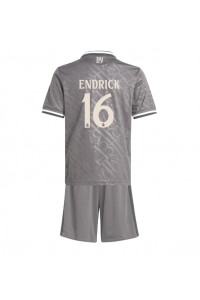 Real Madrid Endrick #16 Babytruitje 3e tenue Kind 2024-25 Korte Mouw (+ Korte broeken)